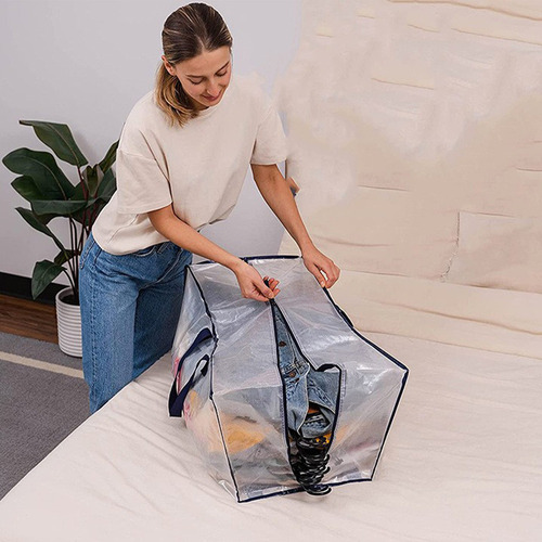 Rxp Sroje Bolsas De Mudanza Transparentes, Extra Grandes Y