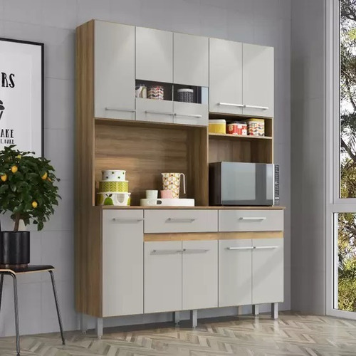 Kit Mueble De Cocina 10 Puertas 2 Cajones