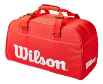Comprar Bolso Tenis Wilson Deportivo Porta Accesorios Bolsillos Color Rojo