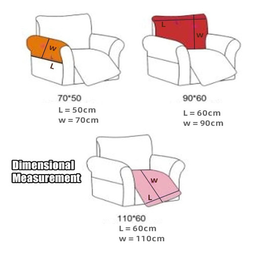 Funda Gruesa Para Sillón Reclinable, De Felpa, Nueva