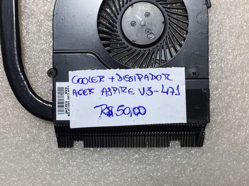Imagem 4 de 4 de Cooler + Dissipador Acer Aspire V5-471