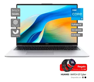 Laptop Huawei Matebook D16 2024 I5 12va Gen Serie H 8+512gb