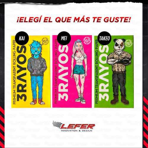 Imagen 5 de 9 de Sedas Celulosa 3rayos Papel Para Armar Lillos X 2