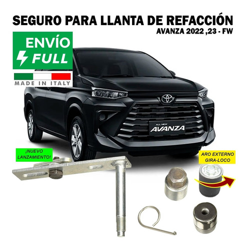 Kit Seg Llanta Refaccion Sparelock Toyota Avanza Ft122