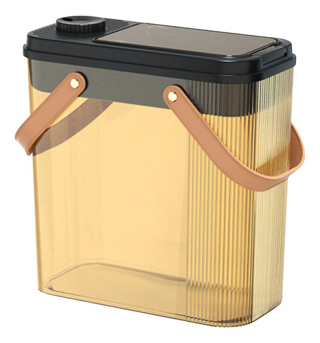 Cubo De Filtro De Residuos De Té Tanque De Marrón Claro