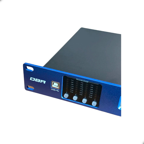 Processador De Áudio Dbr Dx48 4 In 8 Out C/ Software