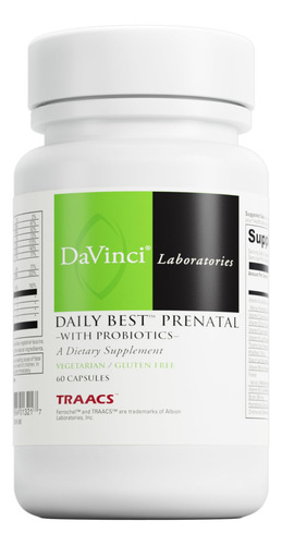 Davinci Multivitamínico Prenatal Con Probióticos 60 Cápsulas