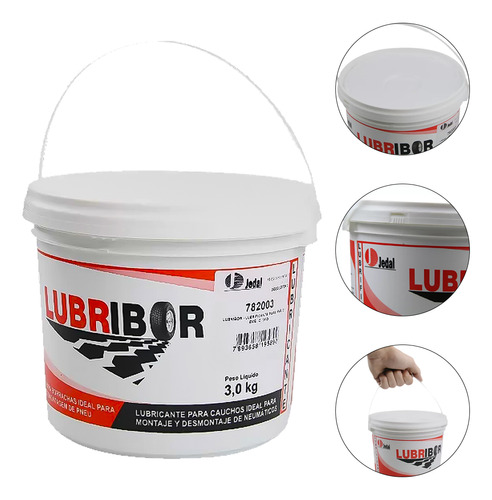 Kit Lubrificante Para Pneus Lubribor 2 Baldes De 3kg - Jedal