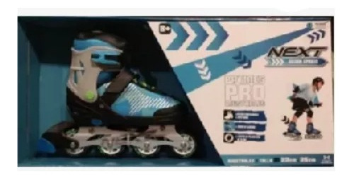 Patines Pro Ajustables Talla 22 A 25 En Línea Next Action 