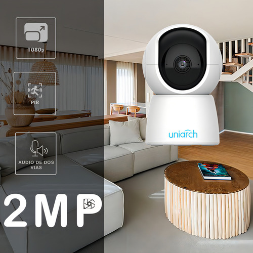 Camara Ip Mini Pt Uniarch Uho-s2e 2mp Lente Fijo 3.6mm Ir 10m Microfono Y Altavoz Incorporado Human Body Detection Autotracking Con Memoria Microsd 128gb Western Digital