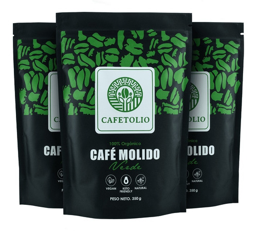 3 Unidades De Café Verde - Kg a $147