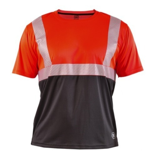 Polera Reflectiva Hw Fluor Manga Corta