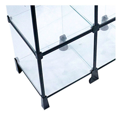 Balcão De Vidro C/ Veda Pó - 0,90 X 1,00 X 0,30