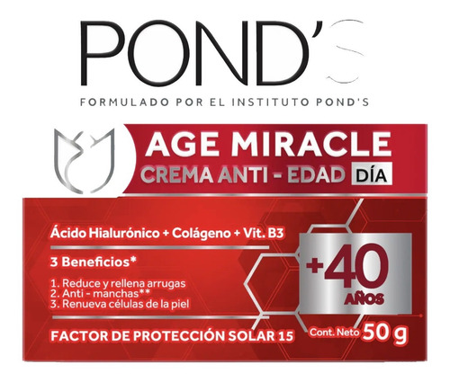 Crema Ponds Age Miracle Day Cream 50 Ml