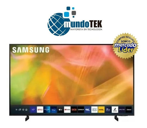 Imagen 1 de 3 de Samsung Smart Tv 55 Au8000 4k Modelo 2021 65 Au8000 $999