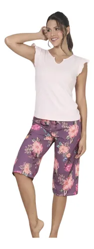 Pijama Capri Para Mujer Petunia