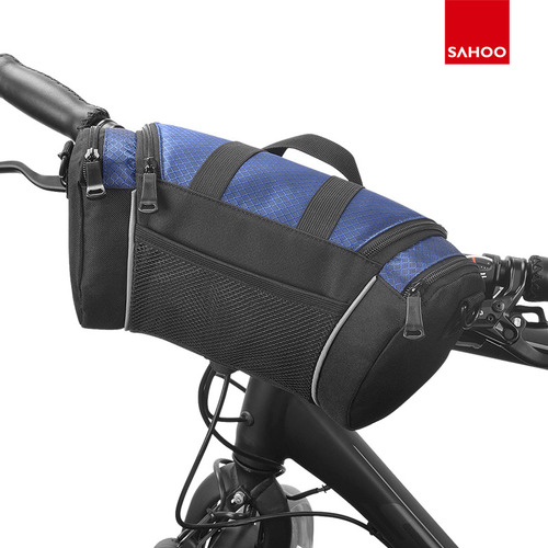 Bolsa De Manillar Delantero Para Bicicleta, Marco De Nailon