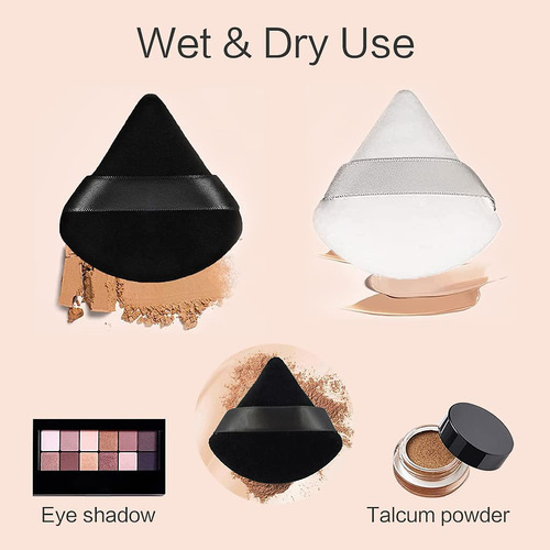 Bocanadas Triángulo Suave Para Maquillaje Húmedo Y Seco