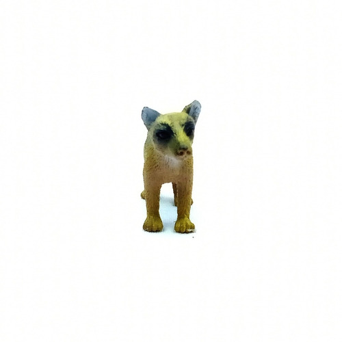 Muñeco De Goma Dura Lobo De Tasmania Mini.
