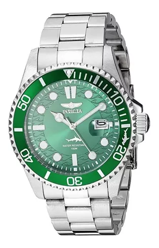Invicta® Pro Driver Reloj Hombre Acero Inoxidable Verde Ev