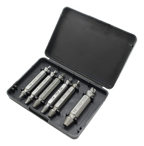 6pcs Juego De Puntas Extractoras De Tornillos Dañados