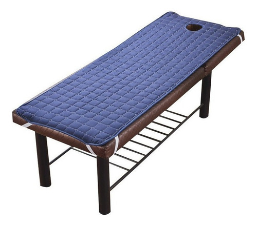 Cojín De Colchón De Cama De Masaje Spa Azul