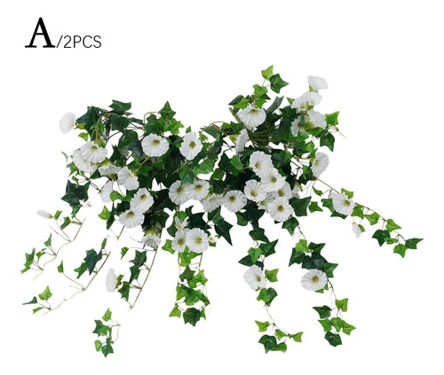 Pulunto, 2 Unidades, Flores Artificiales Para Balcón, Simula
