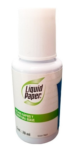 Corrector Liquido Paper Mate Botella Con 20 Ml 1 Pzs