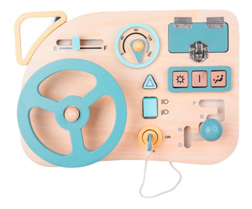 Juguete Montessori Tablero De Coche Sensorial Para Bebes 