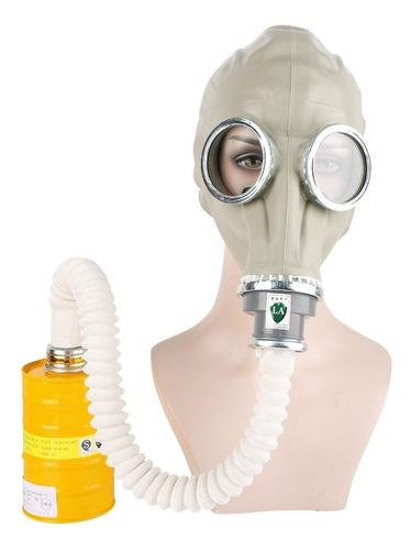 Máscara De Gas Militar Tf1 Con Respirador De Cara Completa 