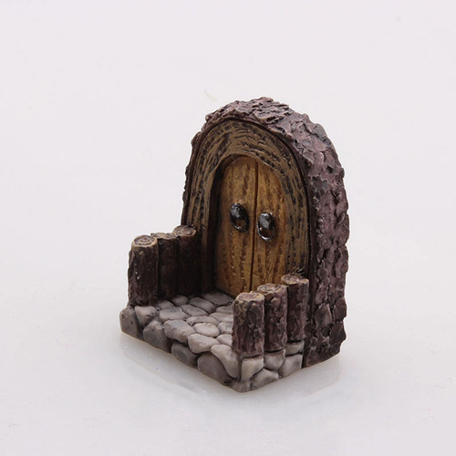 5 Puerta De Jardín En Miniatura Puerta De Resina En Estilo