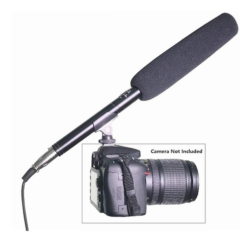 Microfono Condensador Shotgun Elefir B45 Boom Camara