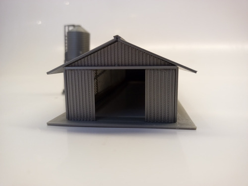 Galpón Aviar Escala Ho. Trenes Maquetas Imp.3d