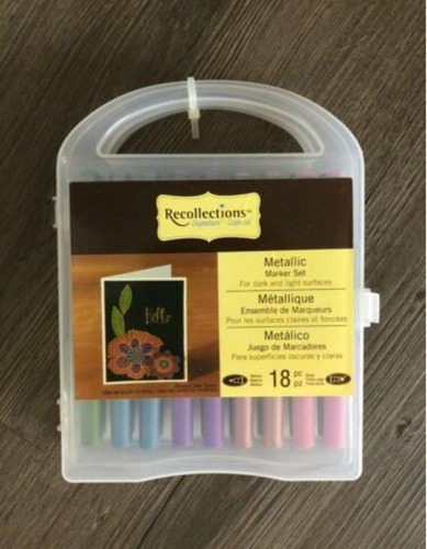 Set De Marcadores Metálicos 18 Pzs ¡envío Gratis!