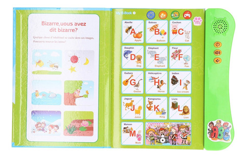 Libro Interactivo Para Niños Pequeños Francés Inglés Sonido