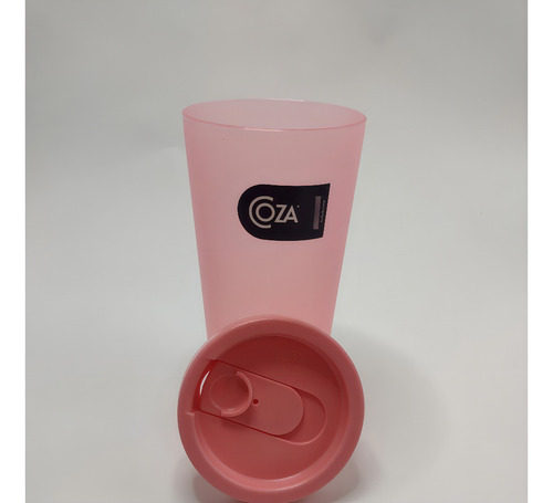 Copo Nutri Com Tampa Coza Cor Rosa
