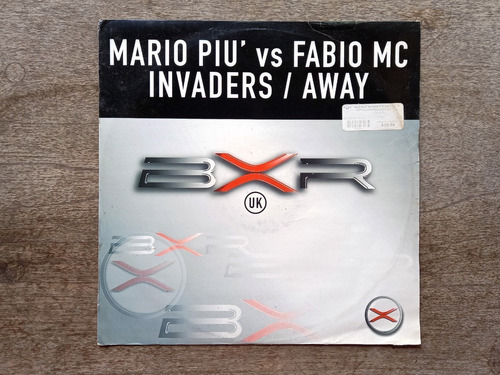 Disco Lp Mario Più Vs Fabio Mc - Invaders (2001) Uk Elec R10