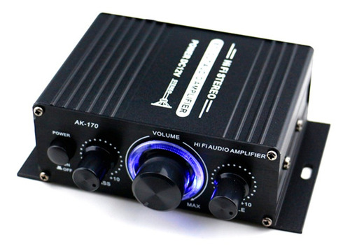 Ak170 12 V Mini Amplificador De Potencia De Audio Digital Re