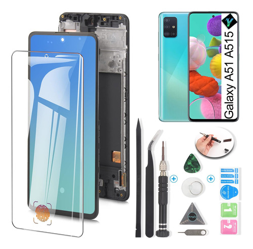 Ywl-us Amoled Para Galaxy Para Galaxy A51 2019 Pantalla Lcd