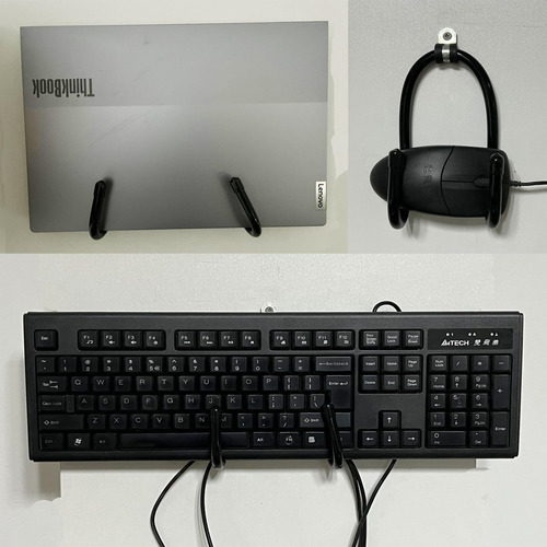 Soporte De Montaje En Pared Auxphome Para Laptop Negro