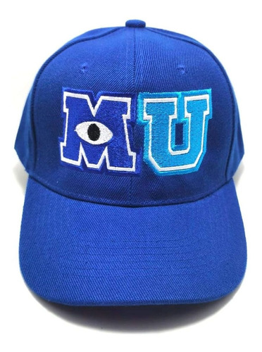 Imagen 2 de 3 de Gorra Mu Monsters University Azul Para Adultos Sulley Mike