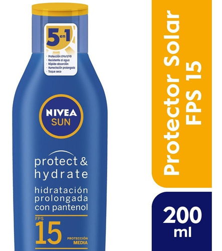 Nivea Sun Loción Hidratante Fps 15 Protector Solar