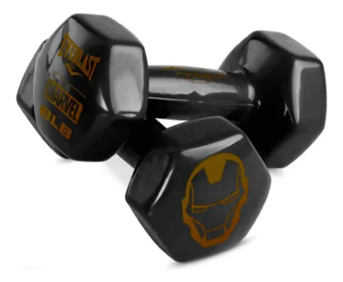 comprar Par De Mancuerna Pesa Viny Leverlast Marvel 8lb Iron Man 