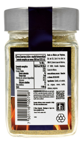 Sazonador White Sea Rub Para Pescados Y Mariscos 180g