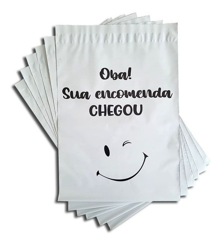 Envelope Personalizado Para Envios Oba-cheguei 19 X 25 1000u