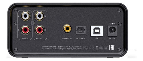 Amplificador / Dac De Fone De Ouvido Fiio K7