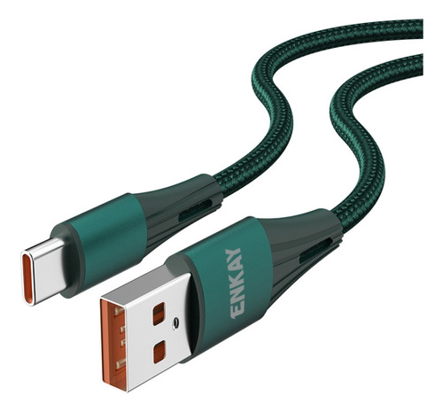 Cable De Carga Rápida Enkay, 66 W, Usb A Tipo C, 6a, Longitu