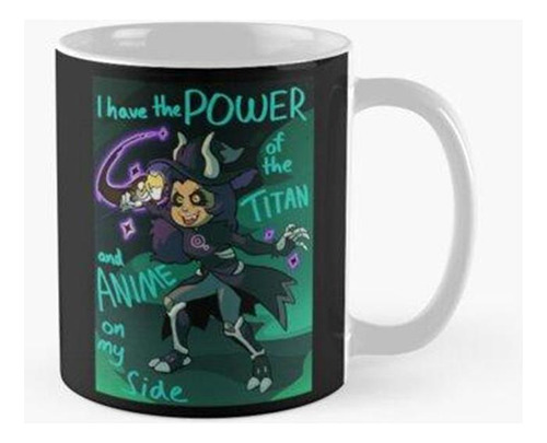 Taza X4 El Titán Y Anime Luz Calidad Premium