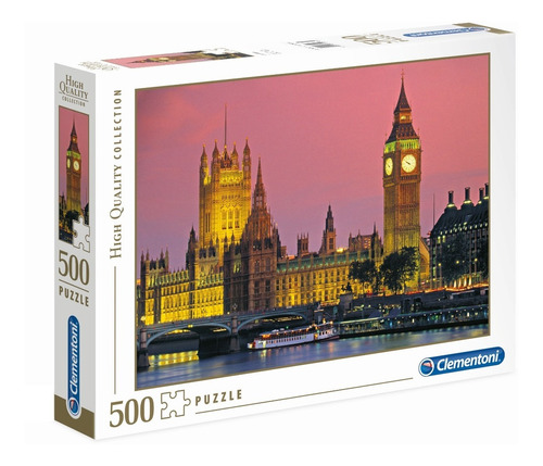 Londres Parlamento Big Ben Rompecabezas 500 Pz Clementoni