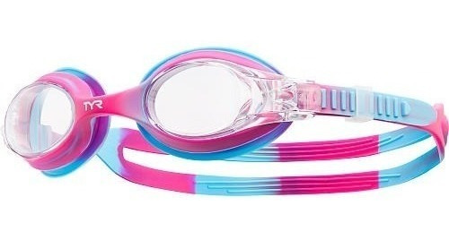 Tyr Swimple Lazo Muere Niños Goggle - Rosa / Azul